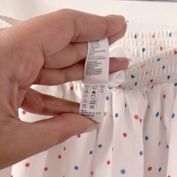 NWOT American Apparel Polka Dot Mini Chiffon Skirt - Picture 6 of 8